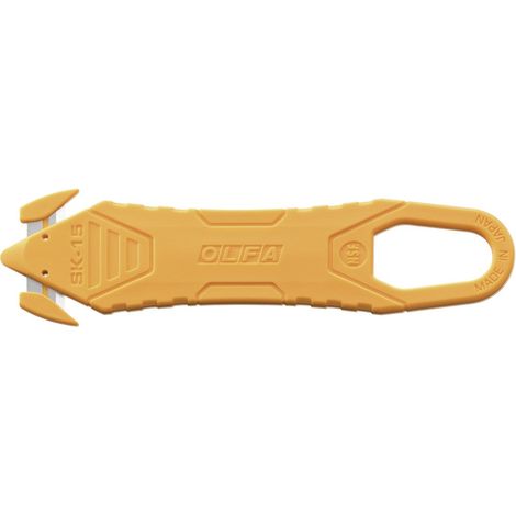 Cutter de sécurité OLFA, paquet de 10, avec lame jetable et conception ergonomique. (1/5)