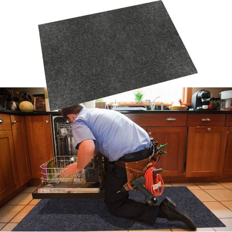 Tapis de cheminée ignifuge, tapis de feu antidérapant, tapis ignifuge 100150cm (1/3)