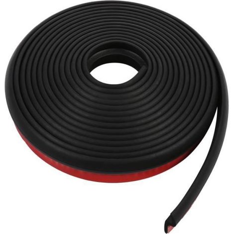 Bande de joint de porte de voiture - EPDM - 4 m - Noir - Protection contre le bruit et les rayures (1/4)