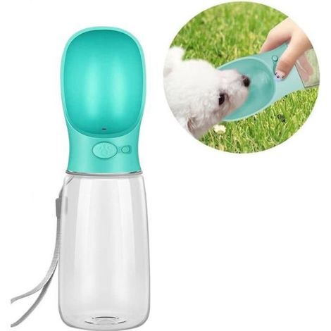Leytn® Distributeur d\'eau Chien Portable 550ml Bouteille d\'eau Gourde Chien Chat pour Extérieur Marcher Voyage (1/3)