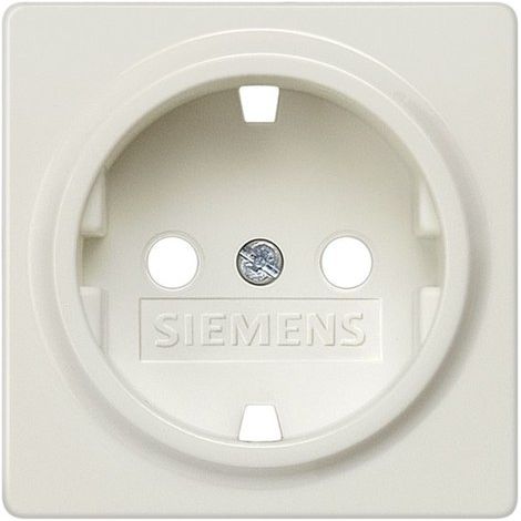 Cappello Schuko per 18524 in bianco polare  Siemens Delta MIRO 5UH10724WH