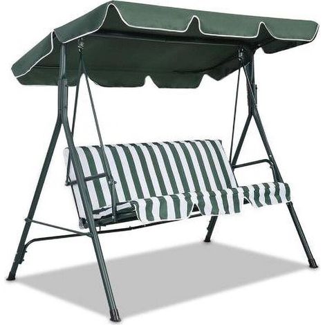 Jeffergarden Housse de protection imperméable à volants pour hamac et balancelle d'extérieur, 164 x 114 x 15 cm (1/5)