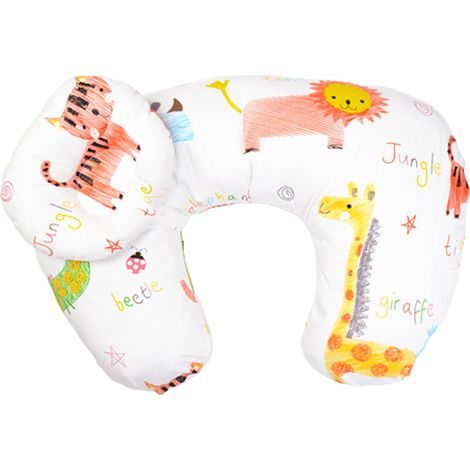 Oreiller D Allaitement - Forme En U - 56 X 38 Cm - En Coton Et Polyester - Lavable En Machine - 1 Pièce (1/5)