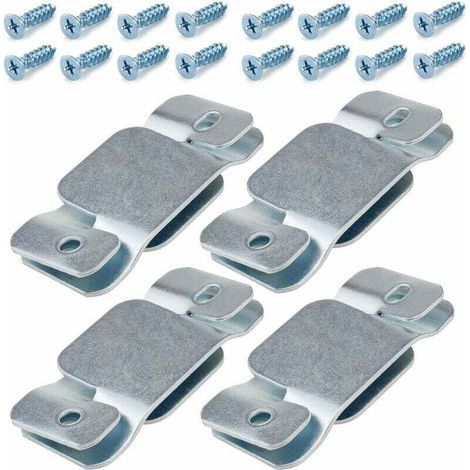 Universal Stainless Steel Sofa Connector, 8 Pieces, Large Sofa Connector, Furniture Connector, Sofa Locking Brackets (1/4)
