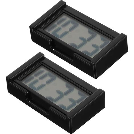 Sets Mini Digital Car Clock Adhesive for Vehicle Dashboard