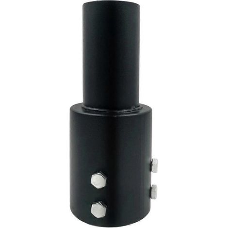 Adaptateur à tenon coulissant pour poteau rond de 3 pouces, support de montage extérieur robuste en métal pour éclairage LED (1/5)