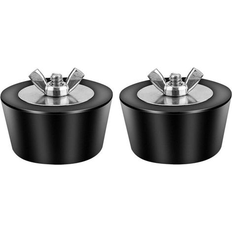 2 Pièces (51 MM) Bouchon Hivernage Piscine, Bouchons d'hiver en Caoutchouc Bouchon Conique D'hivernage la Corrosion, Bouchon de (1/4)