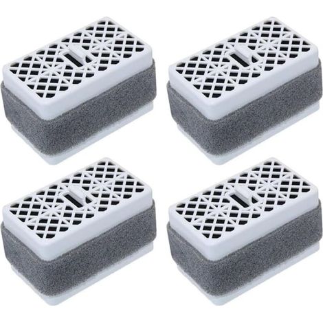 RHG Lot de 4 éléments filtrants désodorisants THU6474-01 pour toilettes - Technologie charbon actif - Compatible avec les systèmes de bidet TOTO S300 S350E S550E