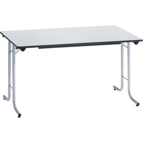 FRANKEL kaiserkraft, Table pliante à chants arrondis, piétement (1/5)