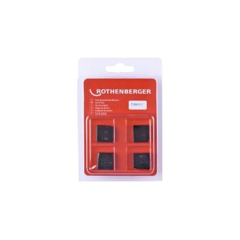 ROTHENBERGER SC  Cuchillas de  corte, NPT,  3/4", 4  piezas - 070919X