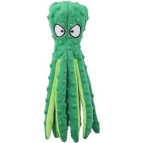 Jouet pour chien pieuvre Whiskerspot, peluche pieuvre écologique, jouet pour chien sans rembourrage jkw (1/5)