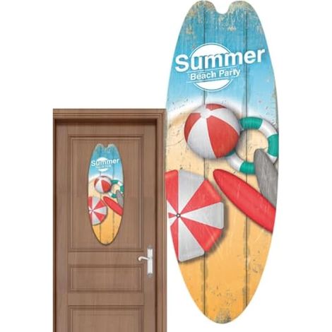 Décoration murale de planche de surf, panneau de planche de surf en bois (1/5)