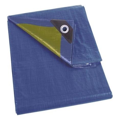 Plane - Blau/Khaki - Wasserfest - 12 x 15 m