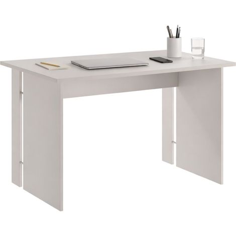 Scrivania Runin, un Ripiano, Materiale Piano in Legno Nobilitato, Colore Ripiano Beige, 119x78x75h cm Beige