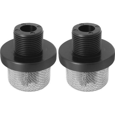 Filtre d'aspiration avec entrée filetée 3/4" NPT (lot de 2) Pièce de rechange 288716 Compatible avec les pulvérisateurs sans air Magnum X5/LTS15 X7/LTS17 ProX7/ProX17