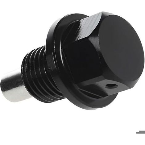 Vis de Carter d’Huile M12x1.5 Universelle Magnétique Anodisée avec Anneau Antivol (1/4)