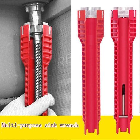 Clé d'installation pour robinets de salle de bain ABS+carbone ( ) (1/5)