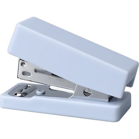 Mini agrafeuse bleue avec agrafes, jolie petite agrafeuse pour bureau, cadeau pour étudiants ou utilisation au bureau (1/3)