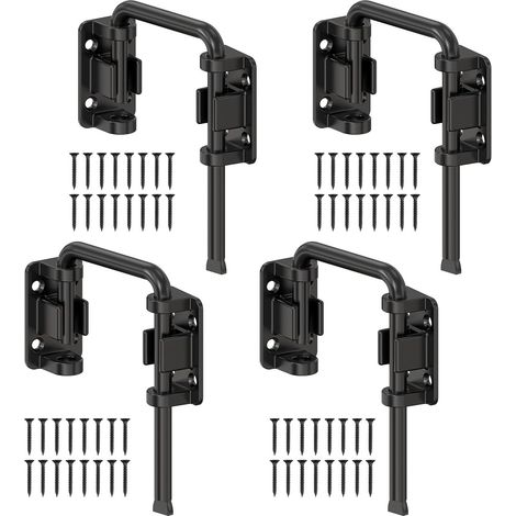 Set mit 4 Terrassentürschlössern, 108cm, geeignet für Schiebetüren (Scheunentore/Einzel-/Doppeltüren), Schuppen, Schränke, Fenster und Zäune.