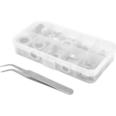 Assortiment de 684 rondelles plates en acier inoxydable 304, accessoire de rechange pour l'entretien (1/5)