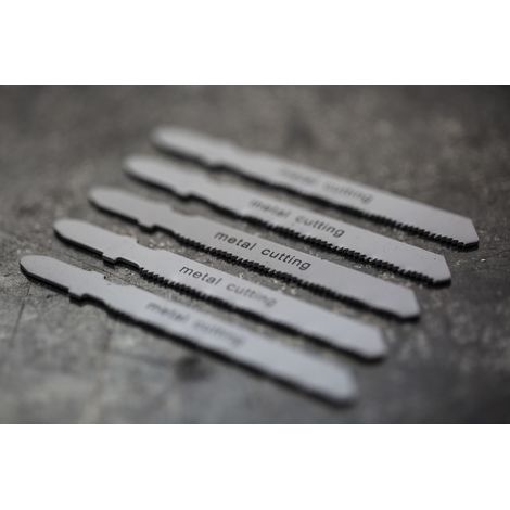 Lame de scie sauteuse RS PRO, Longueur de coupe 50mm Pas de 1.2mm X 5 ( Prix pour Paquet de 5 ) (1/5)