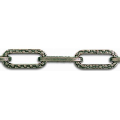 Chapuis LVBL41 Catena lustrerie - Filo di acciaio martellato rivestito di bronzo - 32 kg - Diametro 4 mm - Lunghezza 1,5 m