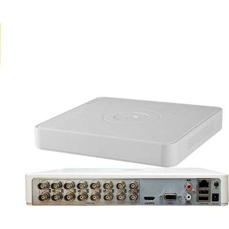 DVR Hikvision DS-7116HQHI-K1 16 canali 4 Megapixel ibrido 5 in 1 HDTVI/AHD/CVI/CVBS/IP (1/4)