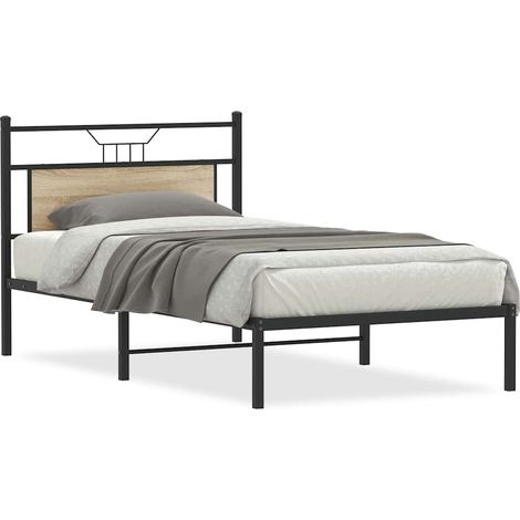 Maison Exclusive - Estructura de cama sin colchón madera roble So