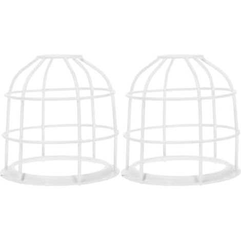 Cages de Protection Métallique pour Ampoules et Détecteurs Fumée, Lot 2, Installation Rapide, Maison Bureau - (1/5)