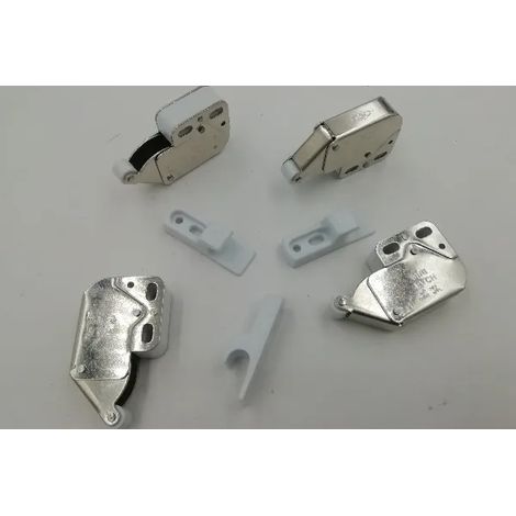 CHIUSURA MINI LATCH ART. 188 ACCIAIO INOX BIANCO (1/2)