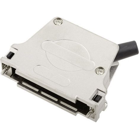 encitech D45ZF37-RG-K 7960-0206-14 D-SUB Gehäuse Polzahl: 37 Vollmetall 45 ° Silber 1 St.