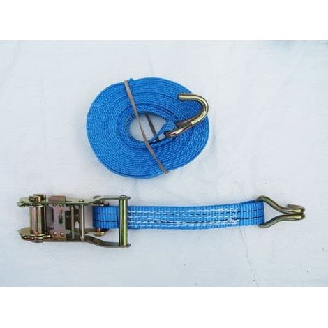 Ratchet Straps 35MM 6M 2T X1 (Tie Down Cargo Heavy Duty Truck Lorry Lashing Claw Hook)