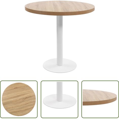 Bistrotisch Hellbraun - Bistrotisch Hellbraun 80 cm MDF (1/5)