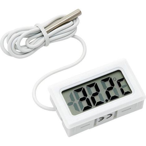 Thermomètre pour aquarium, mini thermomètre, thermomètre de haute précision pour poissons tropicaux d'aquarium, thermomètre électronique à LED.