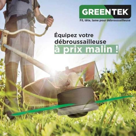 Fil débroussailleuse Carré 2,7 mm x 58 m Greentek (1/4)