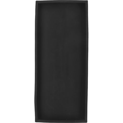 Plateau de rangement en silicone, grand format, noir, idéal pour la cuisine et la salle de bain. Ce plateau de tri en gel de silice est parfait pour trier les produits cosmétiques et peut également se (1/5)