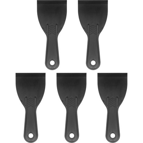 5 pièces Spachtelschaber 3" Breite 6mm dünne flexible Kunststoffspachtelmesser zum Auftragen, (1/5)