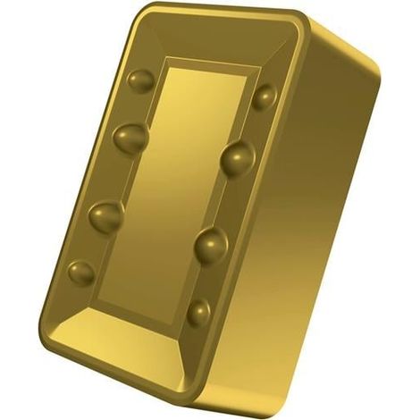 Drehwendeschneidplatte ISO LNUX 40-1129003:6630 D.9,3mm MT-CVD beschichtet Gold
