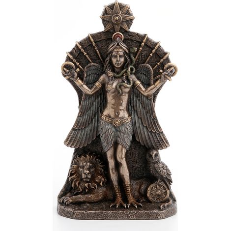 Signes Grimalt Figure Figures Figure déesse Ishtar Silver Bronze 6x12x21cm 29282