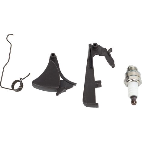 Bougie d'allumage et gâchette d'accélérateur en ABS et fer pour tronçonneuse Husqvarna 340 345 346XP 350 351 353 357XP 359, kit de remplacement (1/5)