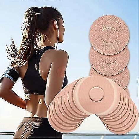Protections adhésives étanches pour capteur Freestyle Libre, sans colle.-10pcs-Brown (1/5)