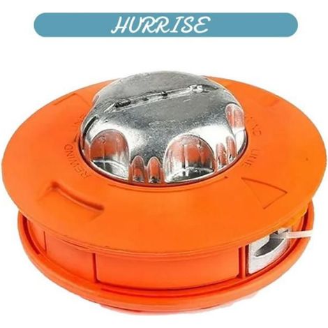 Sonew tête de -bordure Tête de de tondeuse à gazon, tête de en plastique et aluminium sans démontage pour jardin ustensiles Orange (1/5)