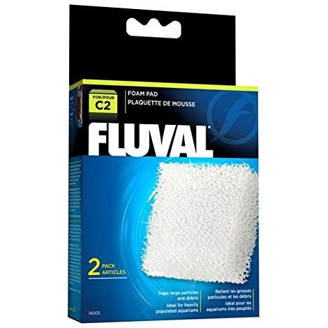foam filter pad Fluval c2 mousse très poreuse filtration mécanique (1/2)