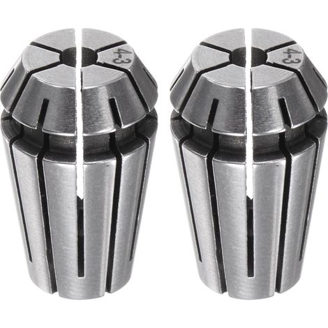 2 Pièces Mandrin à Pince à Ressort ER16 de 4mm Haute Précision 0,015mm pour Machine de Gravure CNC Tour Fraisage Outil (1/5)