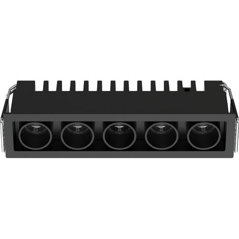 Spot LED Encastrable 12W IRC93 Noir Sablé Hors Transfo ZAMBELIS S336 - 36 deg - Blanc chaud - 3000K