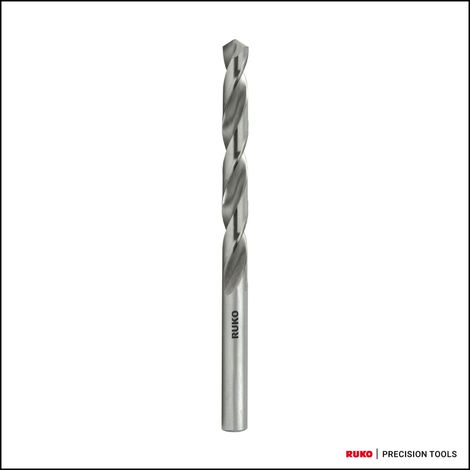 RUKO Spiralbohrer DIN 338 Typ N HSS geschliffen, mit Kreuzanschliff Ø 3,3 x 65 x 36 mm 10 Stk