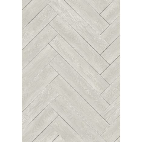 Mexen Hollywood  panneaux vinyles motif chevron 635 x 127 mm SPC 6,5 mm sous-couche 1,5 mm, 4 V-Joint, Chêne (1/2)