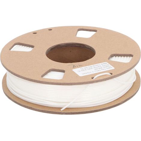 Filament pour imprimante 3D 1.75mm Flexible TPU Filament Bundle Haute Précision 95A Soft Filament d'impression 3D Consommable d'imprimante 3D Blanc (1/5)