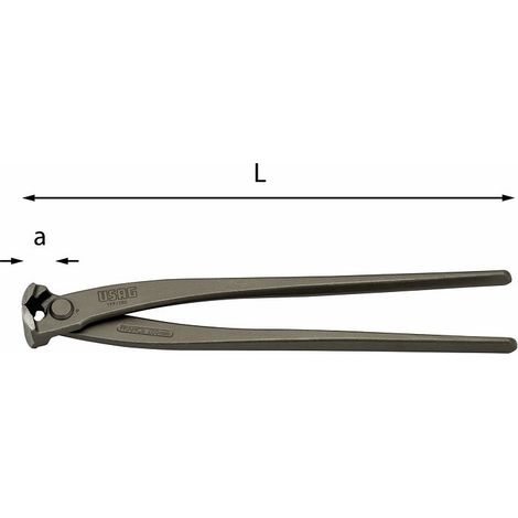 USAG 199 Tenaglia per cementisti ferraiolo muratore PROFESSIONALE 190 mm