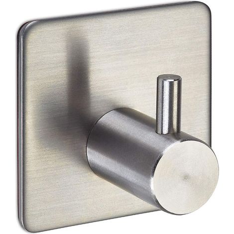 Crochet adhésif PANDORA SO-TECH inox L30mm sans perçage vestiaire salle de bain cuisine (1/3)
